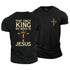 Men's The Only King We Need Is Jesus Cotton T-Shirt